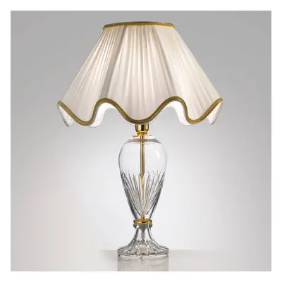 Cremasco Stolní lampa Belle Epoque, 50 cm zlatá