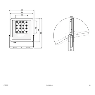 EVN EVN Panthera LED venkovní spot IP65 30W 4 000 K