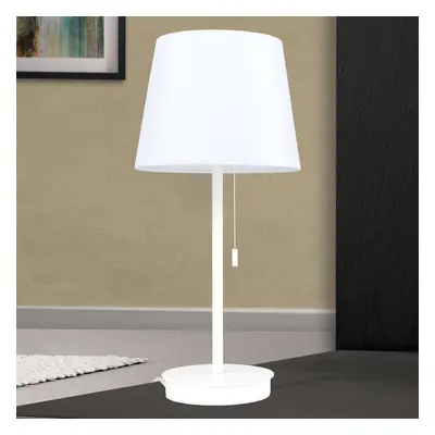 Orion Stolní lampa Ludwig s portem USB bílá