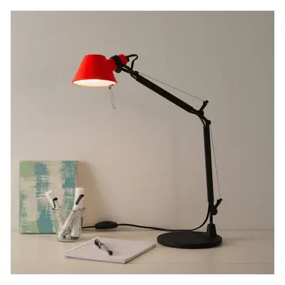 Artemide Artemide Tolomeo Micro Bicolour stůl černý/korálový