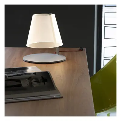 Martinelli Luce LED stolní lampa Amarcord stmívací, antracit, čirá