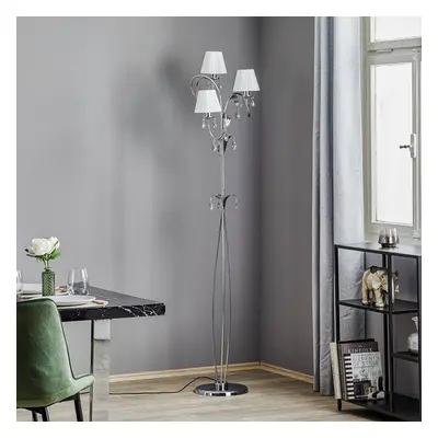 ONLI Stojací lampa Jacqueline, 3 zdroje, bílý