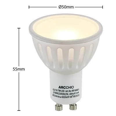 Arcchio Arcchio GU10 žárovka 100° 7W 2 700K dim sada 2 ks