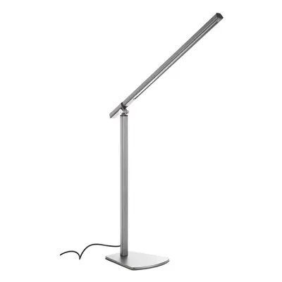 NOWA GmbH LED stolní lampa Marek, stmívatelná, stříbrná