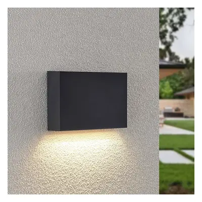 Lindby Lindby LED venkovní nástěnné svítidlo Jarte, 20 cm, dolů, tmavě šedá