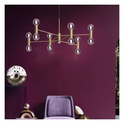 Modo Luce Modo Luce Chandelier závěsné světlo 13 107cm zlatá