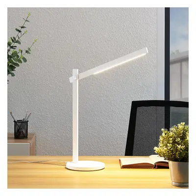 Lindby Stolní LED lampa Lindby Loretta, výška 43 cm, bílá, CCT