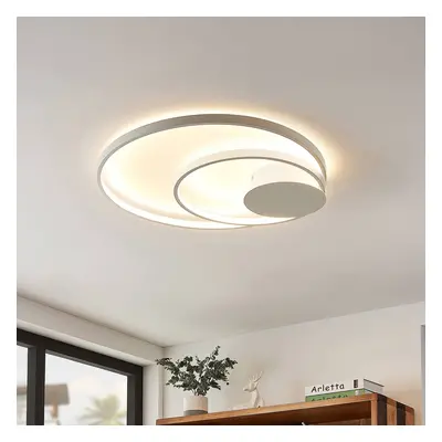 Lindby Stropní svítidlo Lindby Nerwin LED, kulaté, bílé