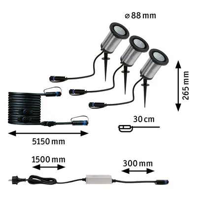 Paulmann Paulmann Plug & Shine reflektor Classic 3-base