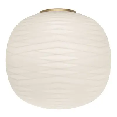 Foscarini Foscarini Gem semi nástěnné světlo ze skla, zlatá