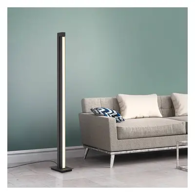 PURE Stojací lampa LED PURE Lines, antracitová, dálkové ovládání, 140 cm