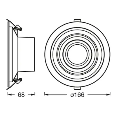 LEDVANCE Ledvance Decor Filament Echo LED downlight