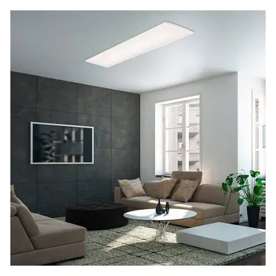 Briloner LED panel Simple, bílý, ultra plochý, 100x25cm