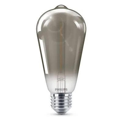 Philips Philips Classic LED žárovka kouřová E27 ST64 2,3W