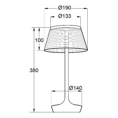 Aluminor Aluminor La Petite Lampe LED stolní lampa, bílá