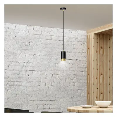 EMIBIG LIGHTING Závěsné světlo Kumo kurz černá/zlatá jeden zdroj