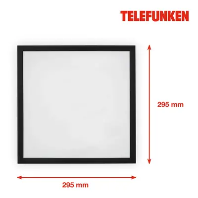 Telefunken LED panel Magic Fully black CCT RGB 30x30cm