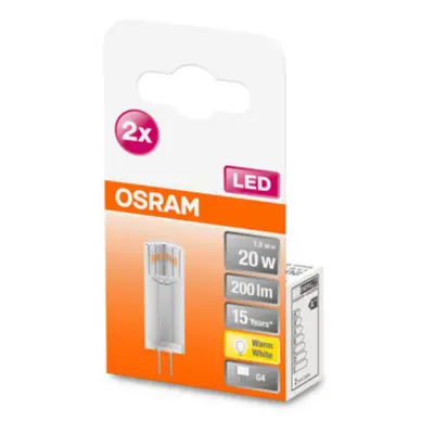 OSRAM OSRAM LED s paticí G4 1,8 W 2 700 K čirá 2 balení