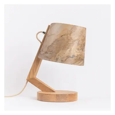 Almut von Wildheim ALMUT 1411 stolní lampa válcová Ø23cm kámen