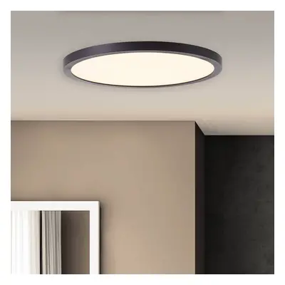 Brilliant LED stropní světlo Tuco, černá, Ø 25 cm