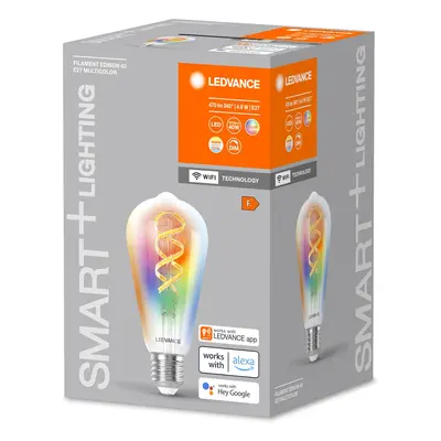 LEDVANCE SMART+ LEDVANCE SMART+ WiFi E27 4,8W Edison čirá RGB CCT