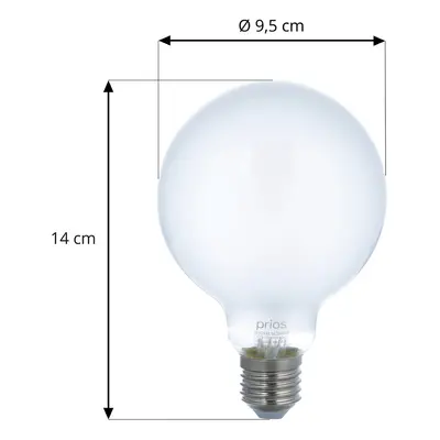 LUUMR LUUMR Smart LED žárovka sada 3 žárovek E27 G95 7W matná Tuya