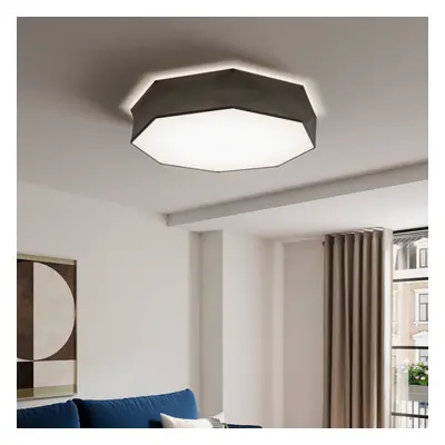 TK Lighting Kantoor Nové stropní svítidlo, Ø 88 cm, černé