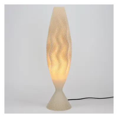 Tagwerk Stolní lampa Koral z organického materiálu, len, 65 cm