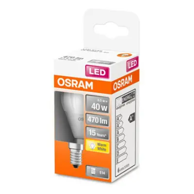 OSRAM Kapkové svítidlo OSRAM LED E14 4,9W 827 Star, matné