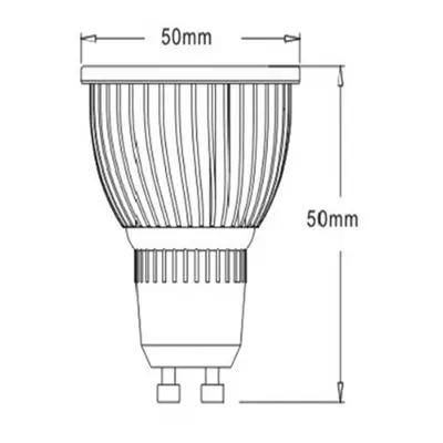 Lindby Napěťová LED žárovka GU10 5W 830 85° sada 10ks