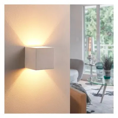 Lindby LED sádrové světlo Kay up a downlight, sada 2ks