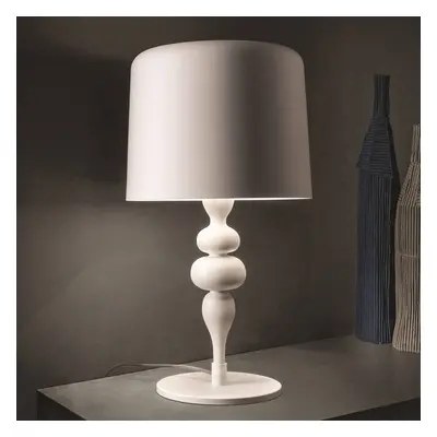 Masiero Stolní lampa Eva TL1 M, výška 53 cm bílá matná