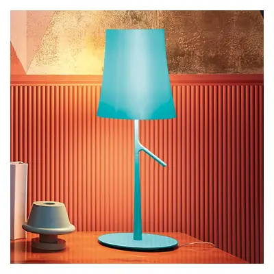 Foscarini Foscarini Birdie LED grande stolní lampa akvamarín