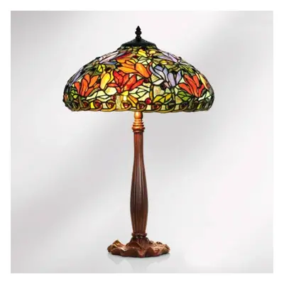 Artistar Stolní lampa Elaine v Tiffany stylu, výška 64 cm