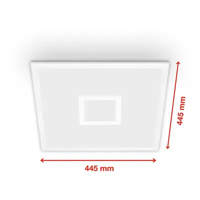 Telefunken LED panel Centrelight bílý Remote CCT RGB 45x45cm