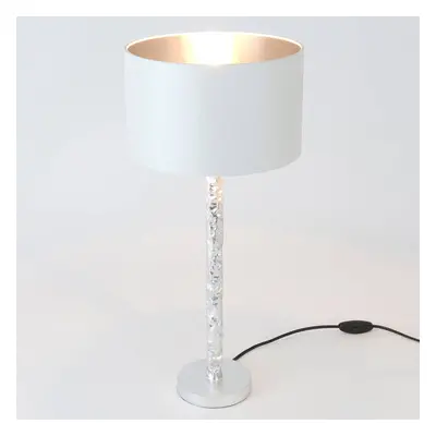 Holländer Stolní lampa Cancelliere Rotonda bílá/stříbrná 57 cm