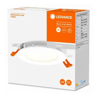 LEDVANCE LEDVANCE Recess Slim LED vestavné svítidlo Ø12cm 4000K