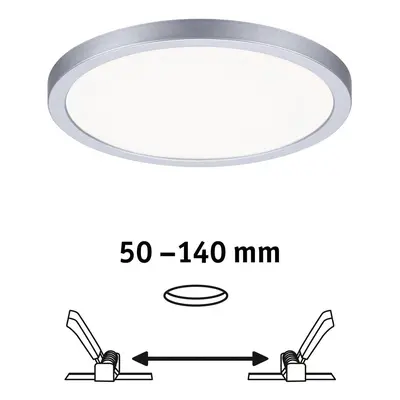 Paulmann Paulmann LED panel Areo 4 000K kulatý chrom 17,5cm