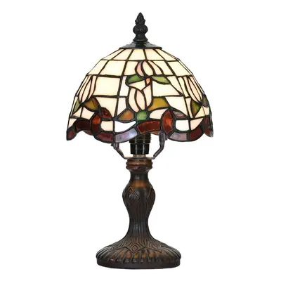 Clayre&Eef Stolní lampa 5LL-6180 ve stylu Tiffany