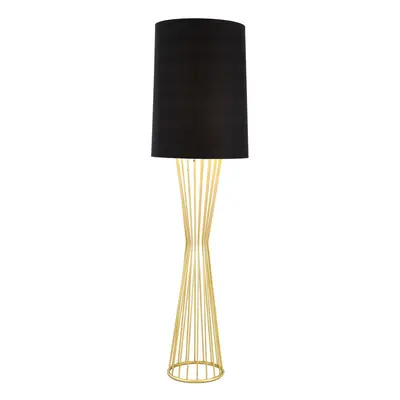 Avonni Stojací lampa HLM-9073-1BSA ve zlaté a černé barvě