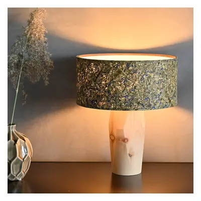 LeuchtNatur LeuchtNatur Pura LED stolní lampa borovice/chrpa