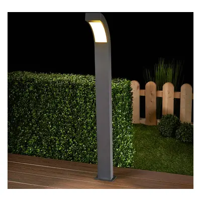 Lucande Lucande LED světlo na cestu Lennik, 100 cm, antracit, kov