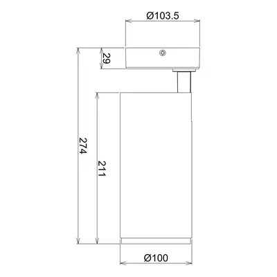 Deko-Light Stropní bodové svítidlo LED Lucea, nastavitelné, 30 W bílé