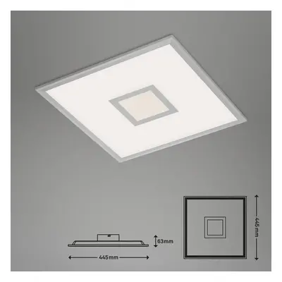 Briloner LED stropní svítidlo Centro S CCT RGB Tuya 45x45 cm