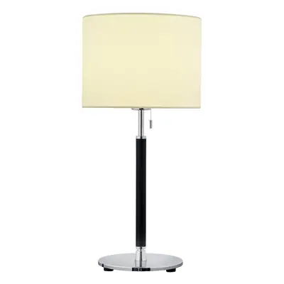 HELL Stolní lampa Pull, textilní stínidlo, 53 cm