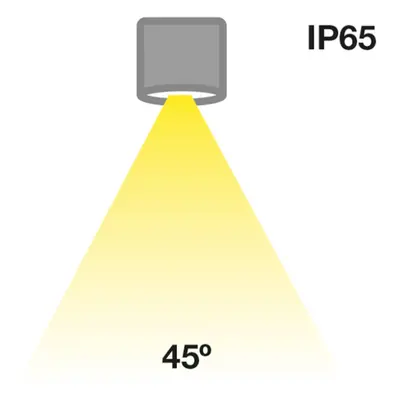 The Light Group SLC MiniOne Pevné stropní svítidlo LED IP65 bílé 930