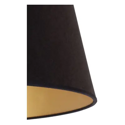 Duolla Stínidlo na lampu Cone výška 18 cm, černá/zlatá