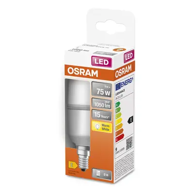 OSRAM OSRAM LED žárovka Star Stick E14 9,5W teplá bílá