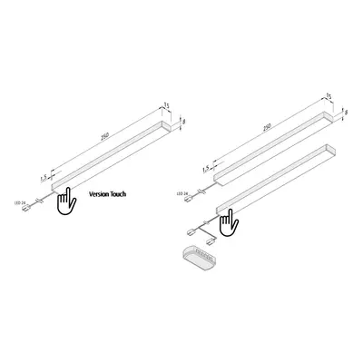 Hera LED podhledové světlo Add-On Mini 3000K