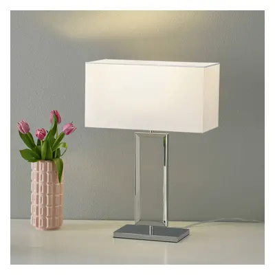 Helestra Helestra Enna 2 textilní stolní lampa, výška 53 cm